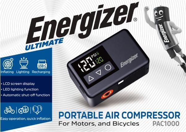 Image du produit Energizer PAC1000 Mini-Luft-Kompressor 120PSI