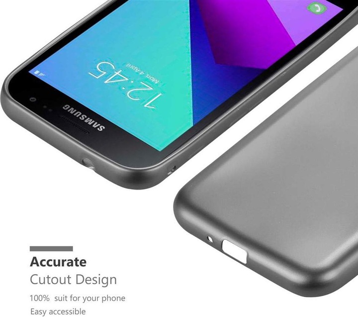Produktbild Cadorabo TPU Matt Metallic Cover (Samsung Galaxy Xcover 4, Samsung Galaxy Xcover 4s)
