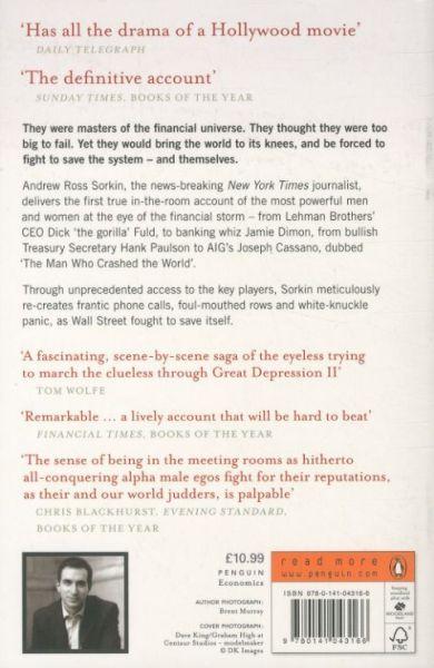 Produktbild Too Big To Fail (Englisch, Andrew Ross Sorkin, 2010)
