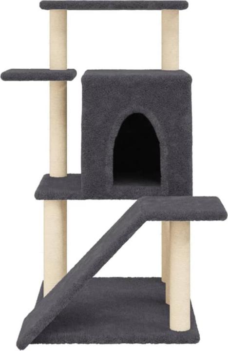 Image du produit vidaXL Kratzbaum mit Sisal-Kratzsäulen Creme 97 cm,Farbe (97 cm, Crème)