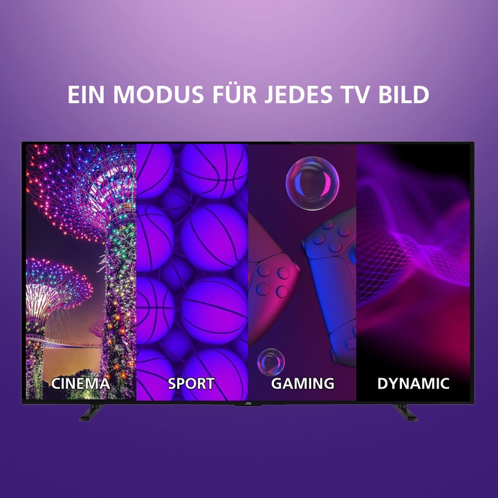 Produktbild JVC LT-24VH5455 24 Zoll Fernseher Smart TV Powered by TiVo (HD-Ready, HDR, Triple-Tuner, 6 Monate HD (24", LED, HD, 2024)