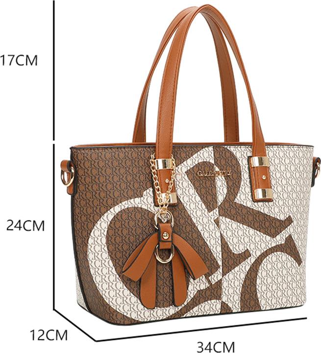 Immagine prodotto Gallantry Cabas mit Schriftzug Schulterriemen