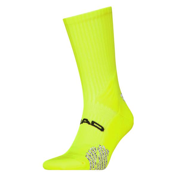 Head, Unisex, Sportsocken, Padel Crew 1p (35 - 38), Gelb