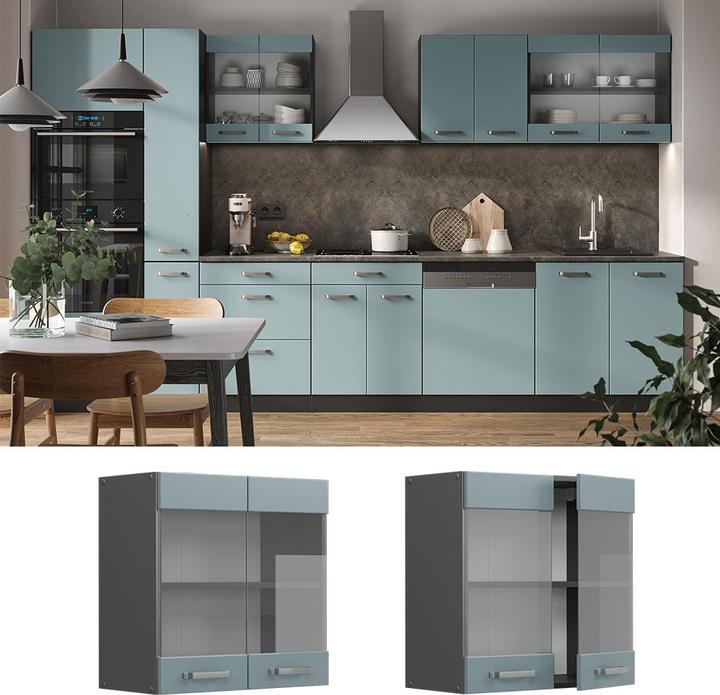 Produktbild Vicco Küchenglasschrank R-Line (60 x 31 x 60 cm)