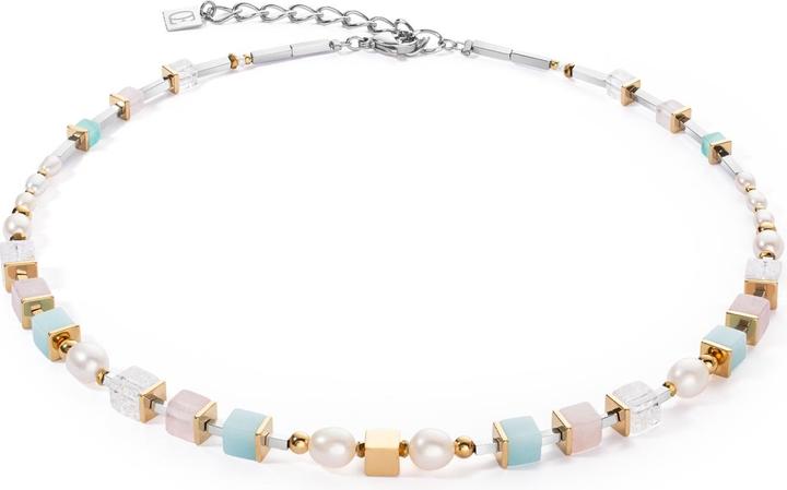 Immagine prodotto Coeur de Lion Cubi e Perle Classic Romantic Bicolore (Acciaio inossidabile, 42 cm)