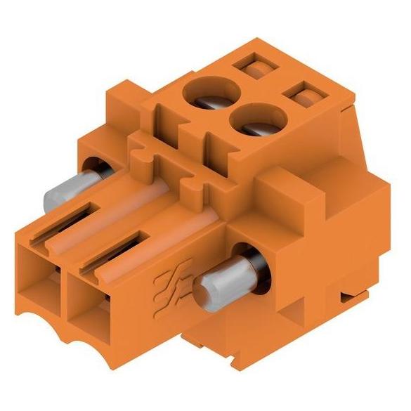 WeidmüLler Connettori Weidmller Pcb 1606640000 Contenuto: 100 Pezzi (1606640000), Cavo + Spina Elettrica, Arancia
