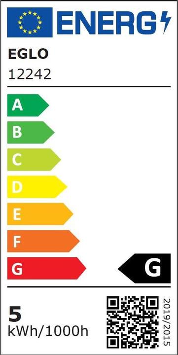 Energy Label EGLO Illuminant (E27, 360 lm, 1 x)