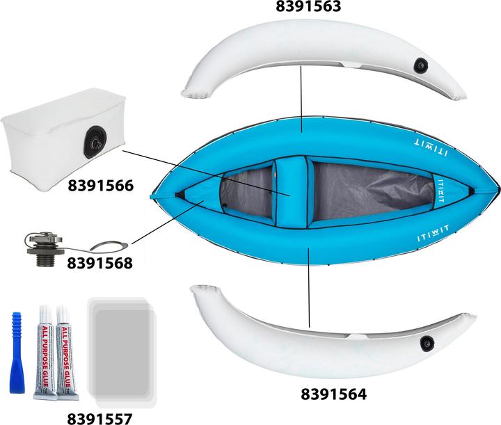 Actual product image Itiwit Bladder spare part