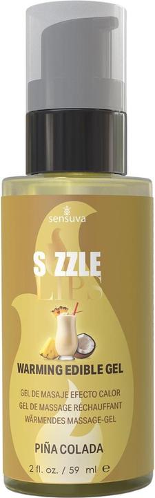 Actual product image Sensuva sizzle lips warming gel pina colada 59ml