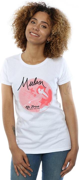 Actual product image Disney Womens/Ladies Mulan Be True Cotton T-Shirt (M)