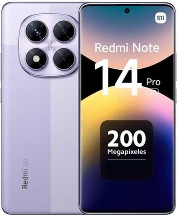 Immagine prodotto Xiaomi Redmi Note 14 Pro 5G (512 GB, Lavender Purple, 6.67", Doppia SIM, 5G)
