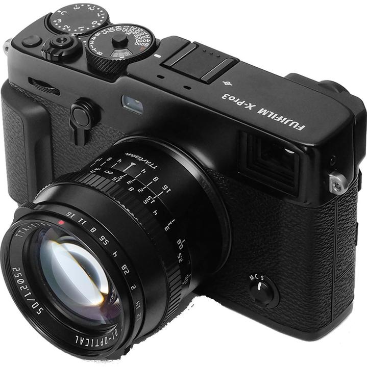 Image du produit TTArtisan 50mm f1.2 pour monture Fuji FX (APS-C) (Fujifilm X, APS-C / DX)