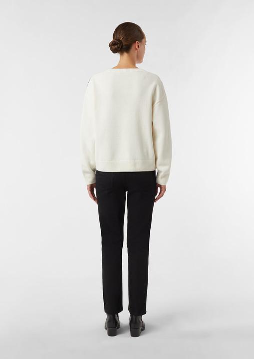 Produktbild Comma Strickpullover Strickpullover mit grosser Stickerei (36)