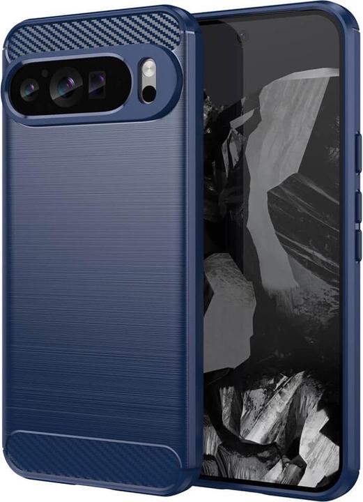 Produktbild Cover-Discount Google Pixel 9 Pro XL - Metall Carbon Look Hülle (Google Pixel 9 Pro XL)