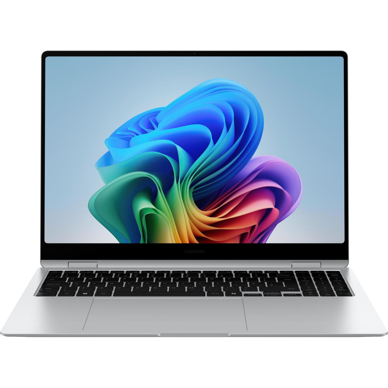 Samsung Galaxy Book5 Pro 360 (16", 1000 GB, 32 GB, DE, Intel Core Ultra 7 258V), Notebook, Silber