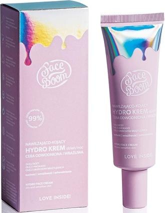Boom - Hydro Face Cream Crème hydratante et apaisante pour peaux déshydratées et sensibles (50 ml, Crème 24h)