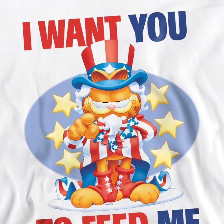 Actual product image Garfield Unisex Adult I Want You Sweatshirt (S)