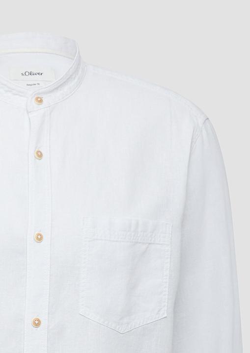 Actual product image S.Oliver Hemd Regular Fit: Hemd aus Leinenmix mit Stehkragen (XL)