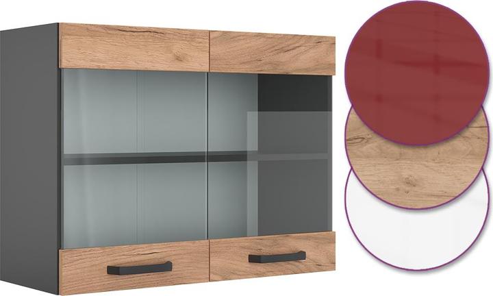 Actual product image Vicco Küchenglasschrank R-Line (80 x 31 x 60 cm)