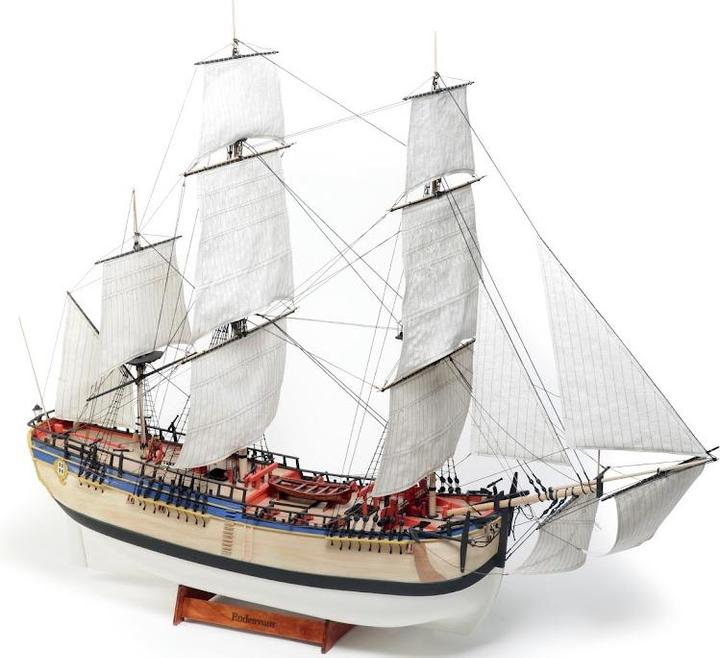 Actual product image Billing Boats HMS Endeavour 1:50 Wooden Hull - (437173)