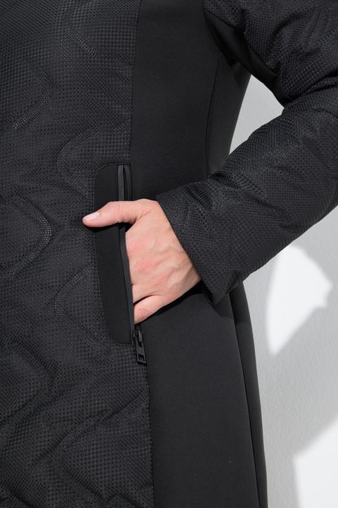 Image du produit Ulla Popken Veste matelassée HYPRAR à capuche, matelassage au laser et empiècements en Softschell (42, 44)