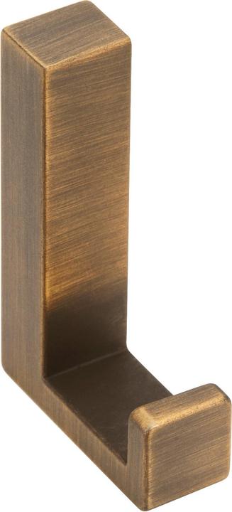 Produktbild Siro MantelHaken Doradus GarderobenHaken 15x61mm, Haken ZN Messing schwarz gebürstet