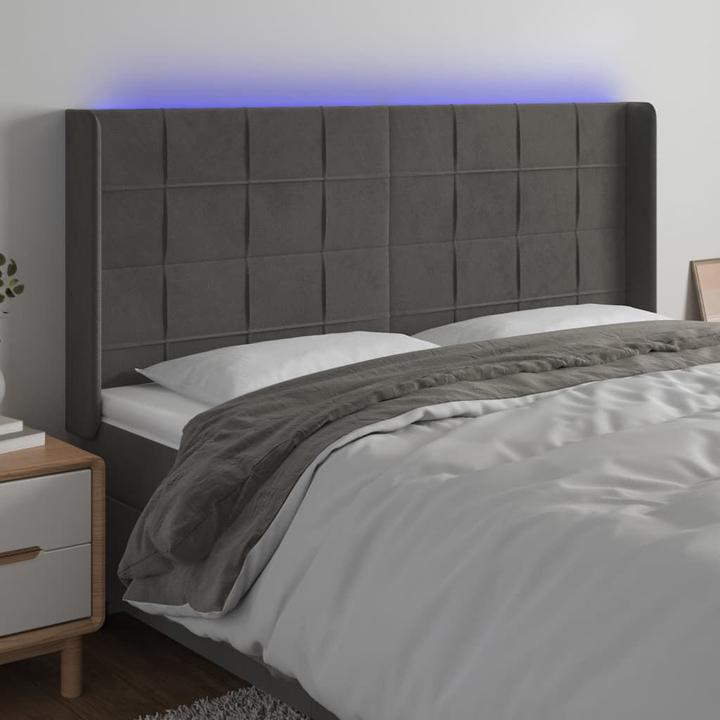 Actual product image vidaXL LED Kopfteil (183 x 16 x 128 cm)