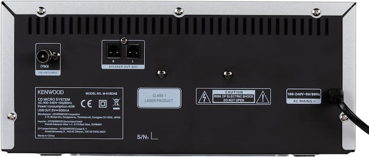 Actual product image Kenwood M-918DAB (Bluetooth, Wi-Fi, 2x 50 W)