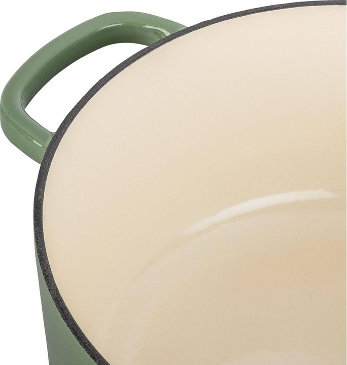Immagine prodotto Ballarini Cocotte BELLAMONTE 28 cm rotonda 7,0 litri in ghisa arrosto verde (28 cm, Pirofila + casseruola, Ghisa)