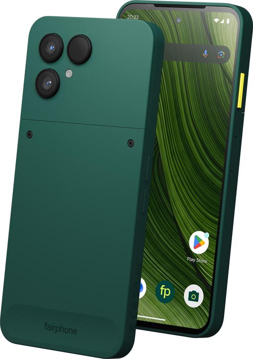 Fairphone (Gen. 6) (256 GB, Forest Green, 6.31", SIM + eSIM, 5G)