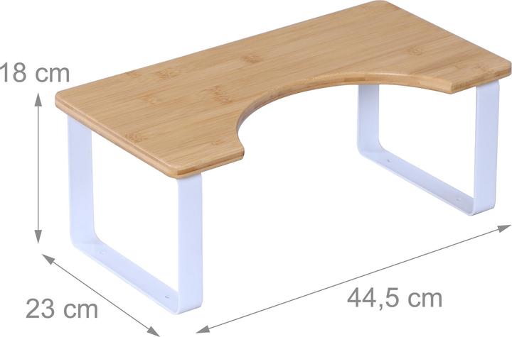 Actual product image Relaxdays Toilettenhocker