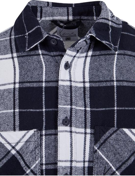 Produktbild Karl Kani KM223-029-1 Chest Signature Heavy washed Flannel Shirt - 77597 (S)