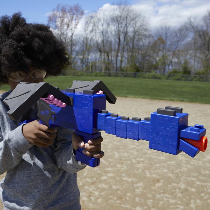 Actual product image Hasbro Minecraft Ender Dragon Blaster and 12 Nerf Elite Darts