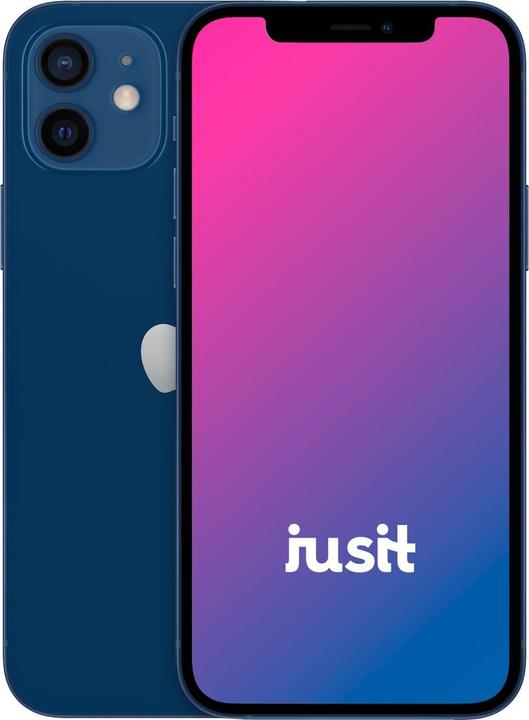 jusit iPhone 12 (128 Go, Bleu, 6.10", 12 Mpx, A / Comme neuf)