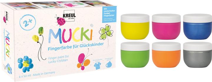 Actual product image Kreul Mucki finger paint for lucky children (50 ml)