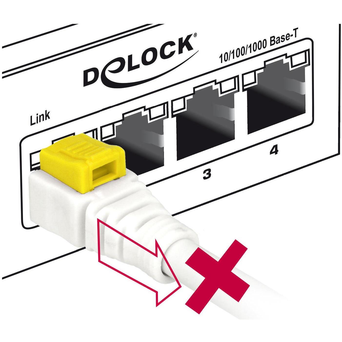 Thumbnail - Delock Patchkabel: S/STP, 1m, weiss (S/FTP, CAT6a, 1 m), Netzwerkkabel