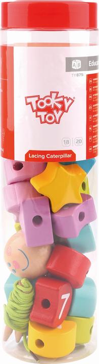 Actual product image Tooky Toy Caterpillar for threading, TY875