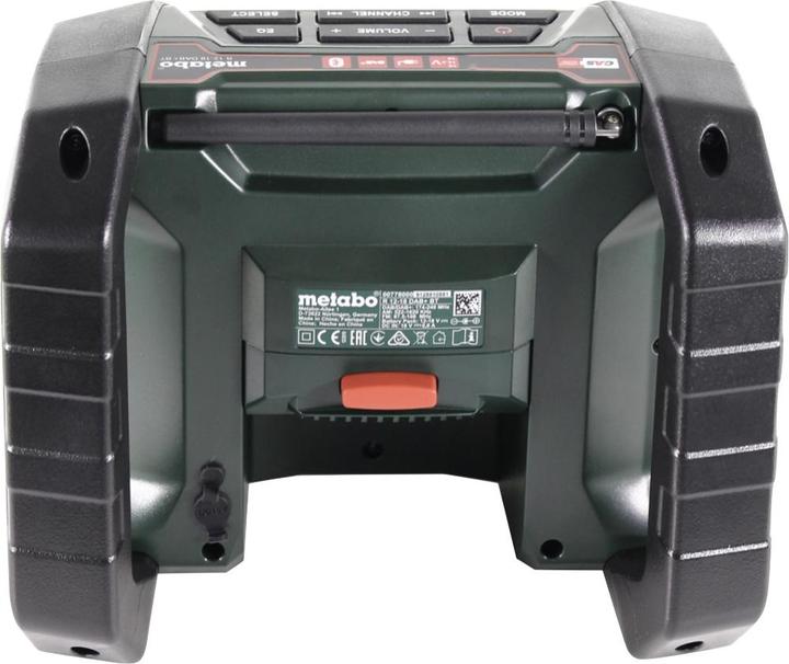 Actual product image Metabo R 12-18 DAB+ BT Battery construction site radio 12-18 V DAB+ + 1x battery 4.0 Ah - without charger (AM, DAB+, FM, Bluetooth)