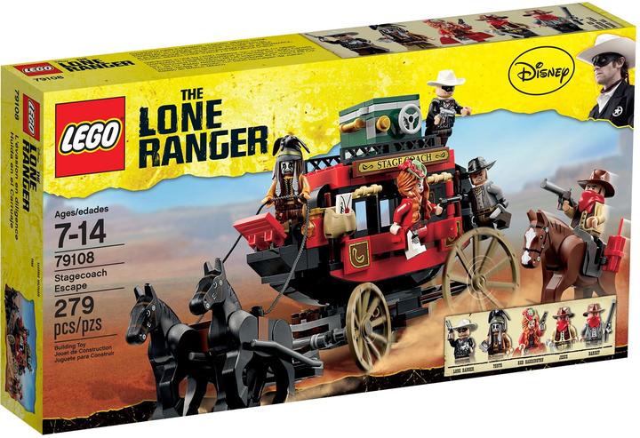 Immagine prodotto LEGO La fuga del Lone Ranger in diligenza (79108, LEGO Disney)