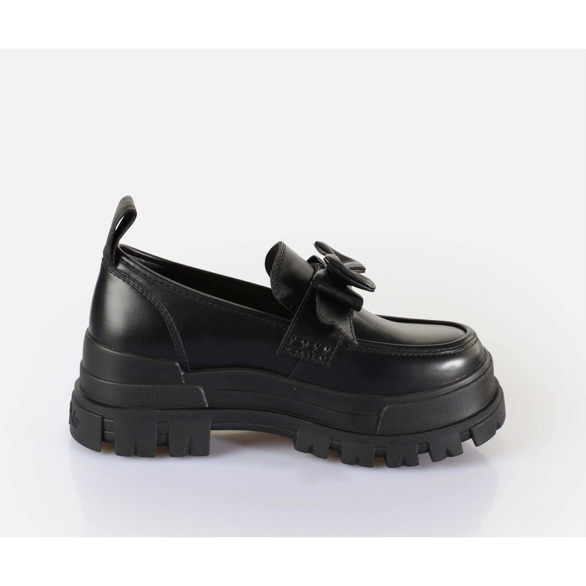 Thumbnail - Buffalo, Damen, Ballerinas, ballerinas aspha loafer bow - vegan box, Schwarz, (38)