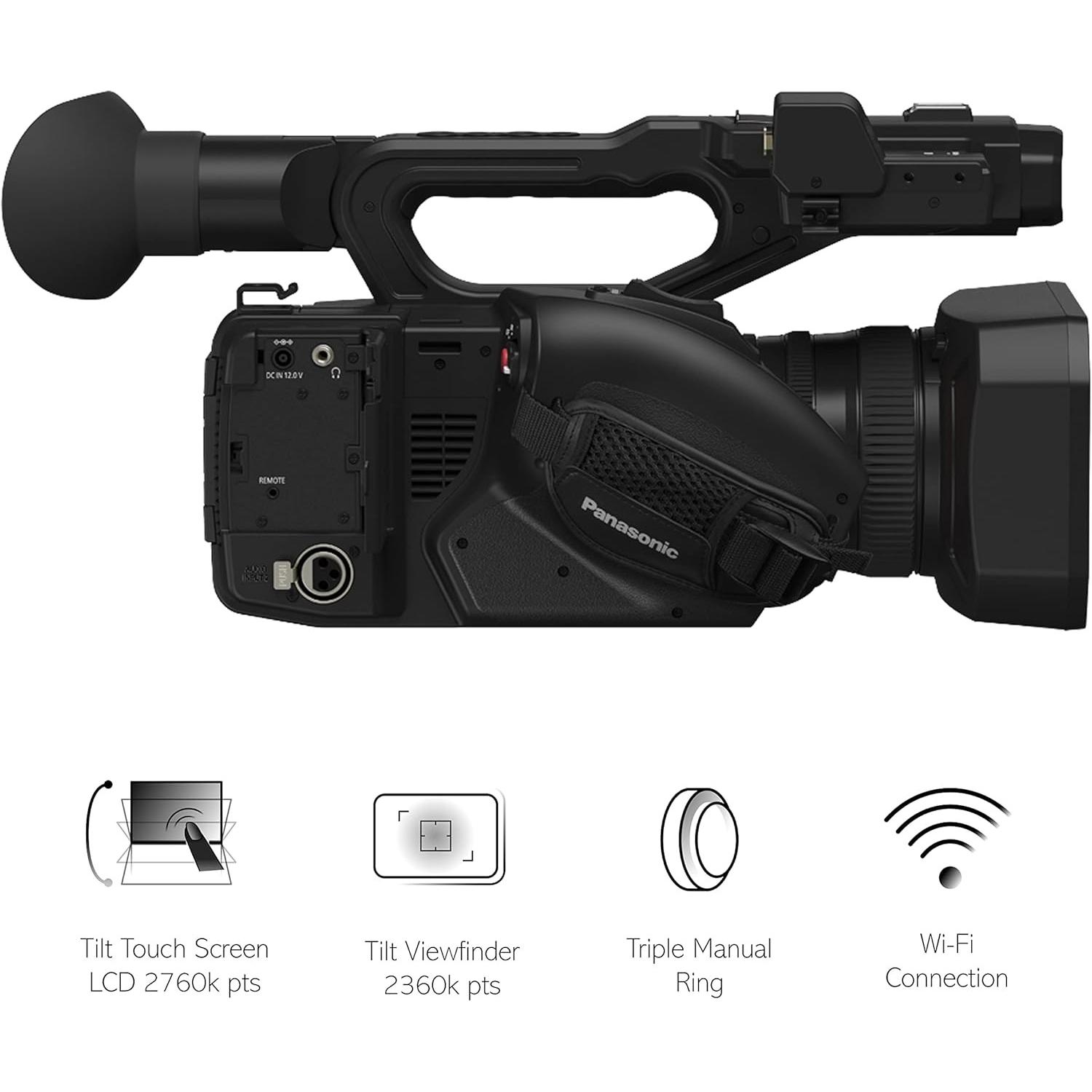 Panasonic HC-X20E (15.03 Mpx, 60p, 20 x), Videokamera, Schwarz