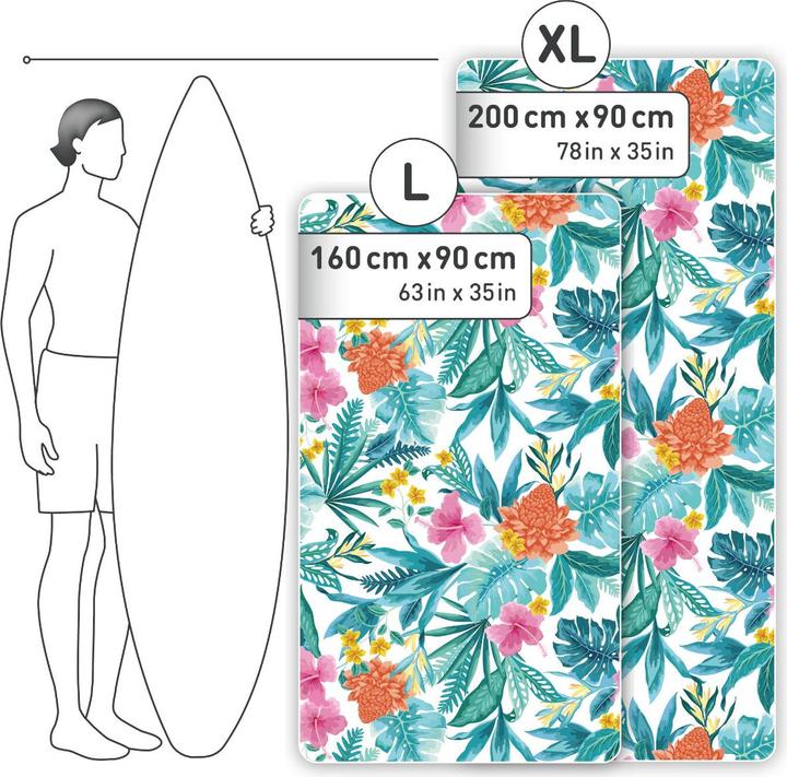 Immagine prodotto Fit-Flip Telo mare XXL (200 x 90 cm)