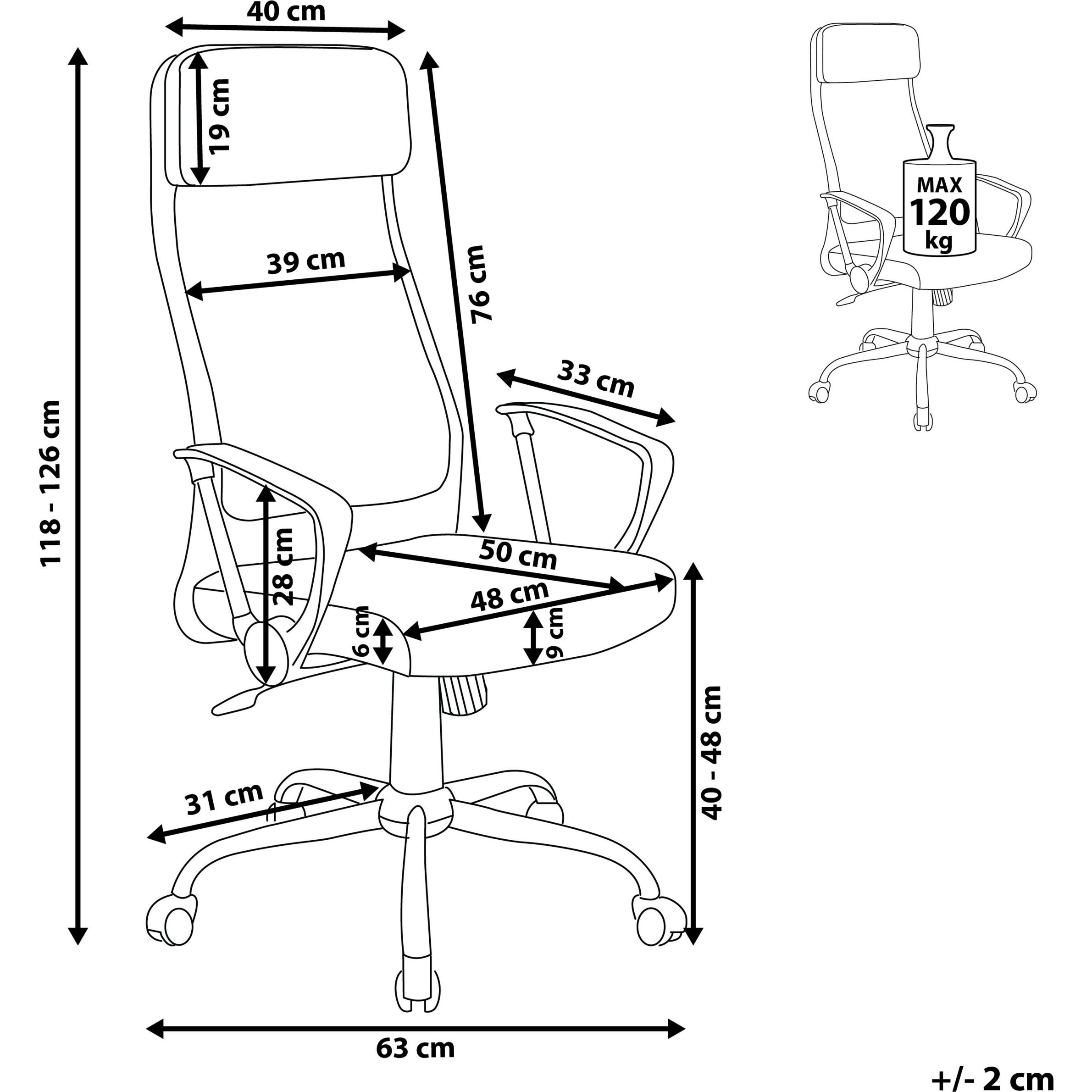Thumbnail - Beliani, Bürostuhl, Pioneer Ii