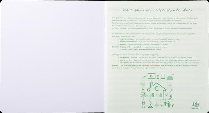 Actual product image Exacompta Budget books (56 x)