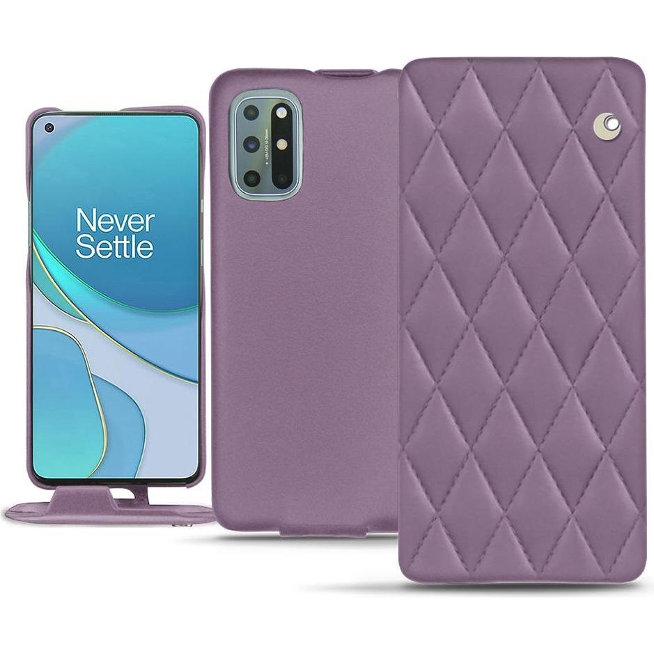 Noreve Lederschutzhülle vertikal (OnePlus 8T), Smartphone Hülle, Violett