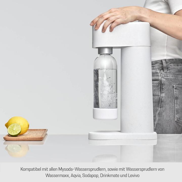 Produktbild Mysoda 1 liter - BPA-fri plastik- Hvid