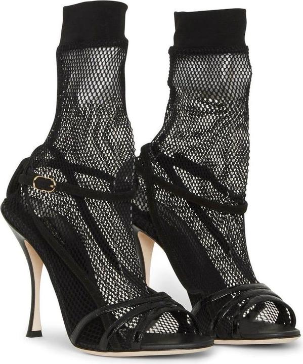Actual product image Dolce & Gabbana Fishnet Sandals (38.5)