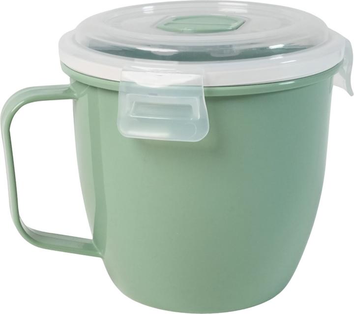 Actual product image Hobby Mikrowellen-Tasse mit Henkel Mikrowellen-Becher Lunchbecher Suppen-Mug (620 ml, 1 x)