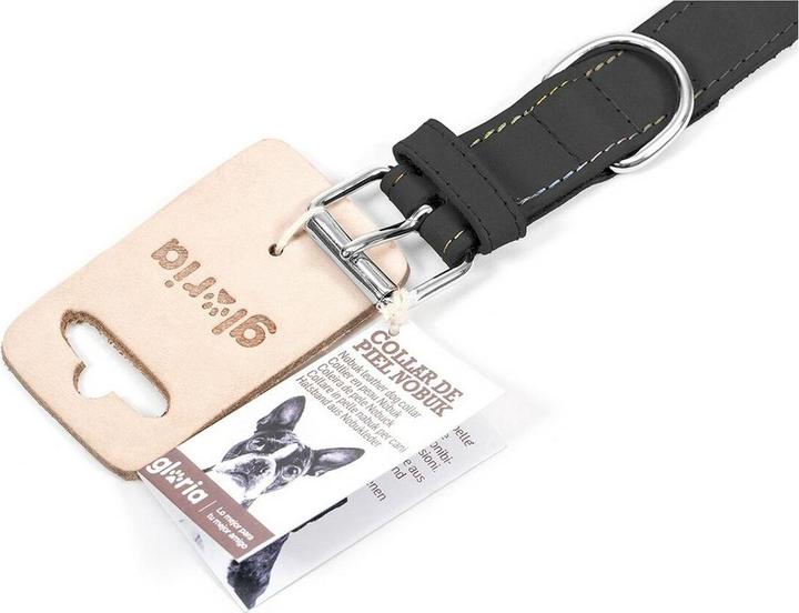 Produktbild Gloria Hundehalsband Oasis 45cm Schwarz (45 x 1,8 cm) (Nubukleder)