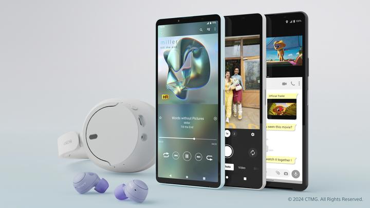 Actual product image Sony Xperia 10 VI (128 GB, White, 6.10", SIM + eSIM, 48 Mpx, 5G)